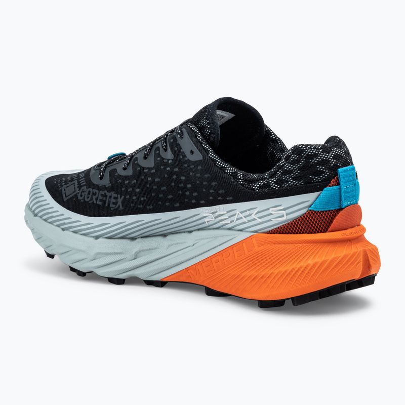 Férfi futócipő Merrell Agility Peak 5 Gtx black / tangerine 3