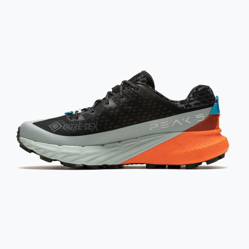 Férfi futócipő Merrell Agility Peak 5 Gtx black / tangerine 10