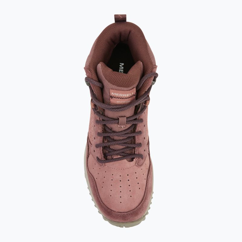 Női túracipő Merrell Wildwood Mid Ltr Wp marron/burlwood 5
