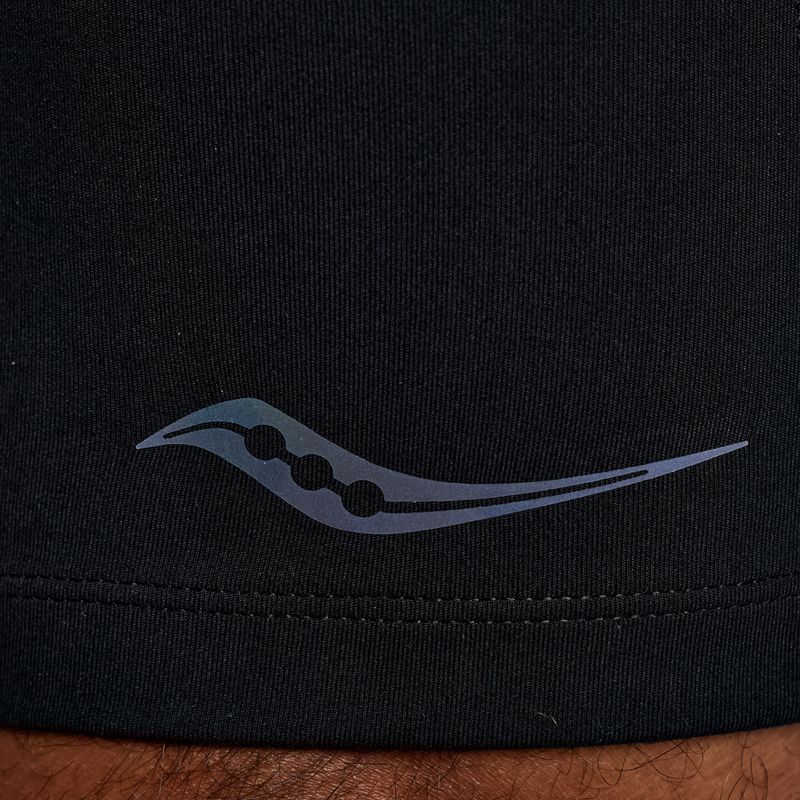 Férfi Saucony Fortify Lined Half fekete futónadrág 5
