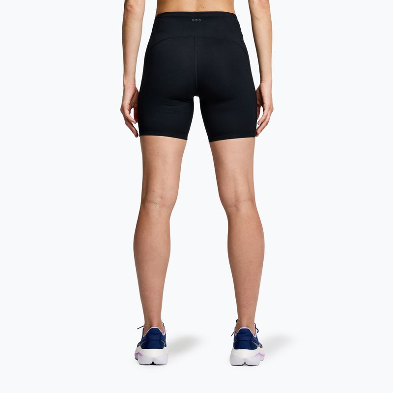 Női futónadrág Saucony Fortify 6" fekete 2