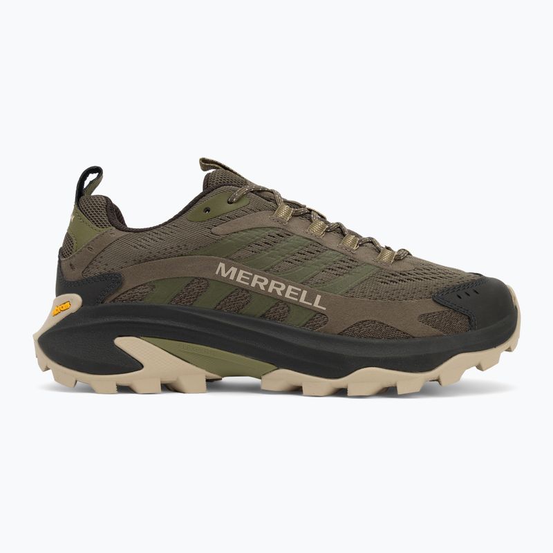 Férfi túrabakancs Merrell Moab Speed 2 oliva színű túracipő 2