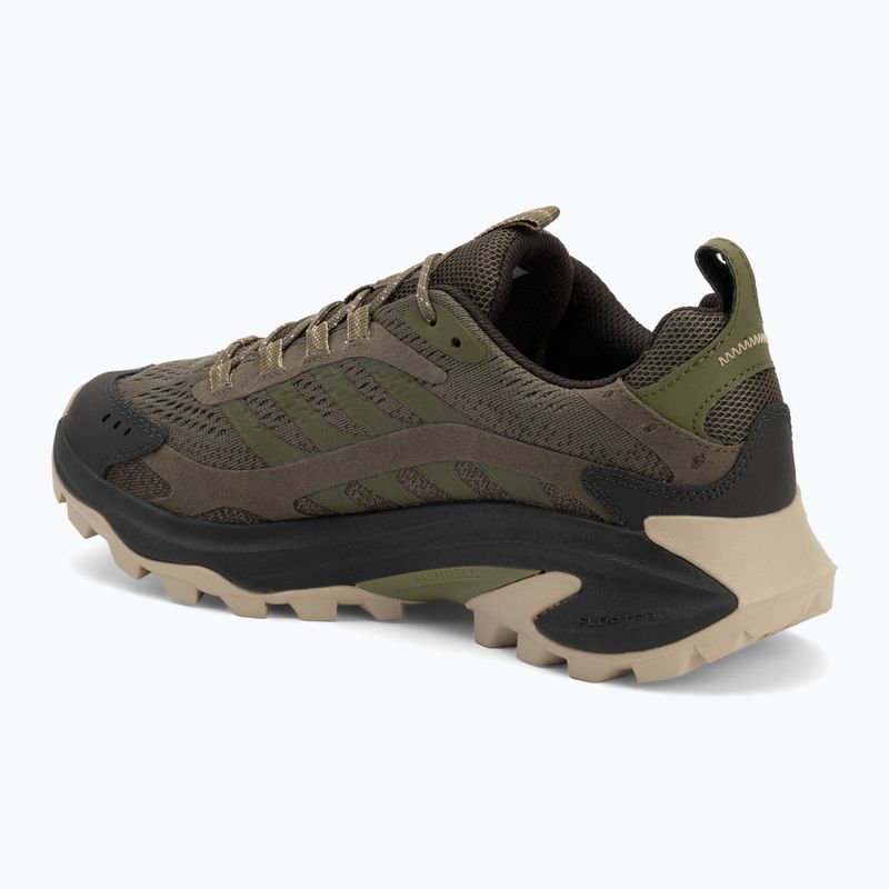 Férfi túrabakancs Merrell Moab Speed 2 oliva színű túracipő 3