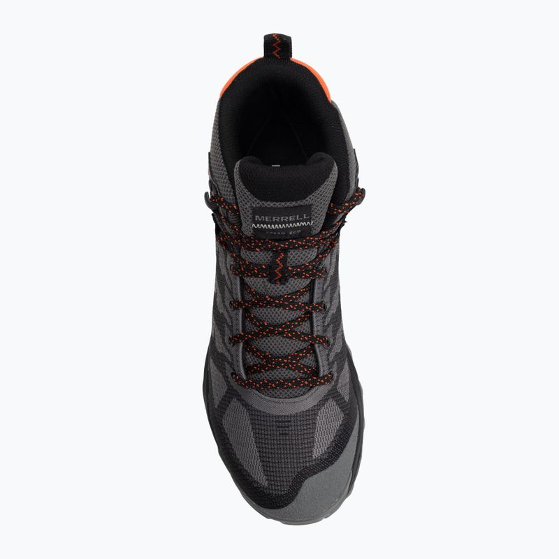 Férfi cipők Merrell Speed Eco Mid WP charcoal/tangerine 5
