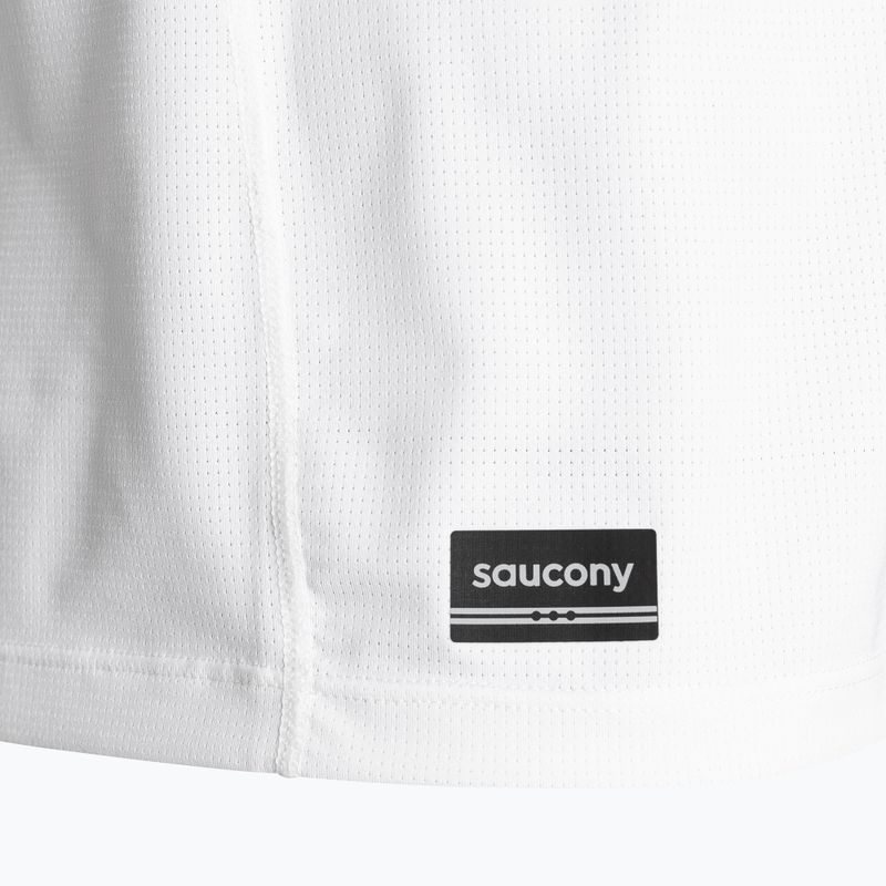 Férfi futótrikó Saucony Stopwatch Singlet white 4