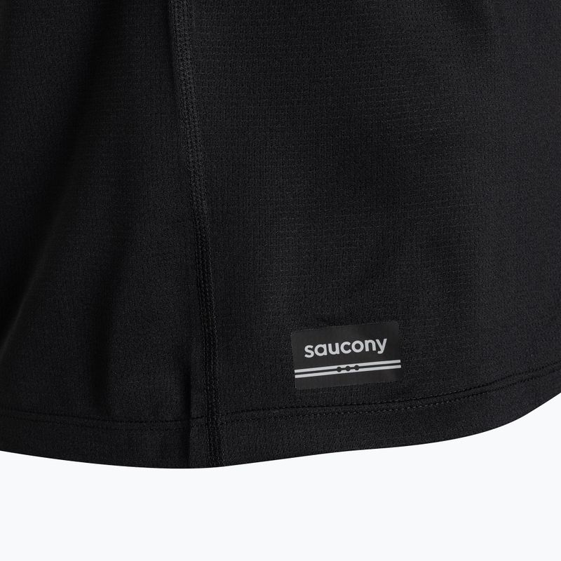 Férfi futópóló Saucony Stopwatch black 3