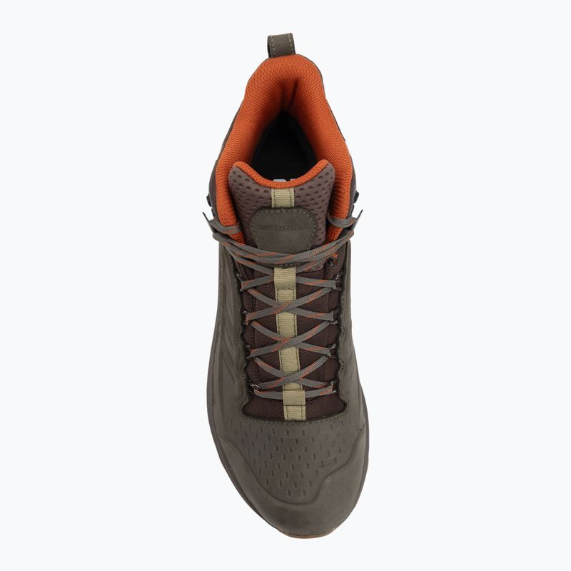Férfi túracipő Merrell Moab Speed 2 Ltr Mid Wp olive 5