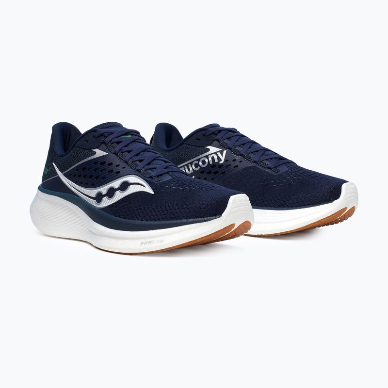 Férfi futócipő Saucony Ride 17 navy/ gumitalpú cipő 3