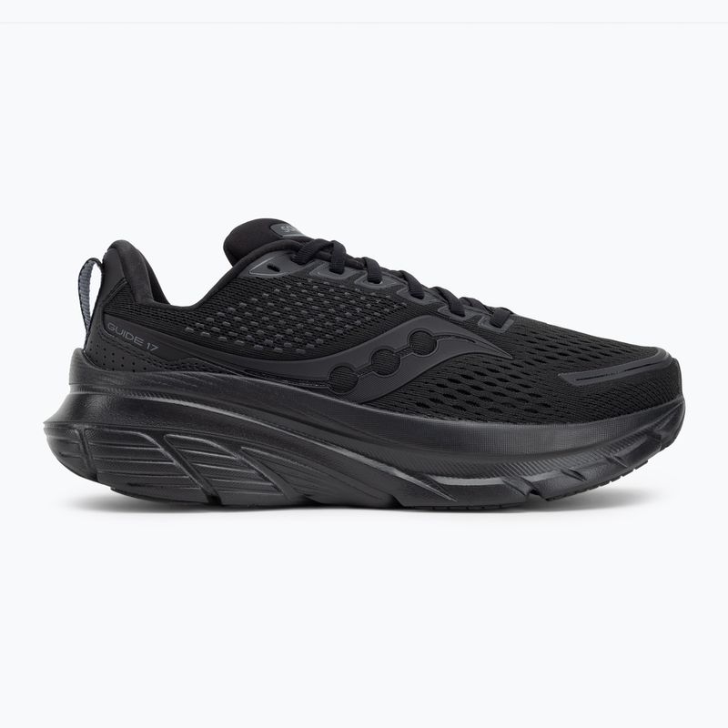 Férfi futócipő Saucony Guide 17 fekete/fekete 2