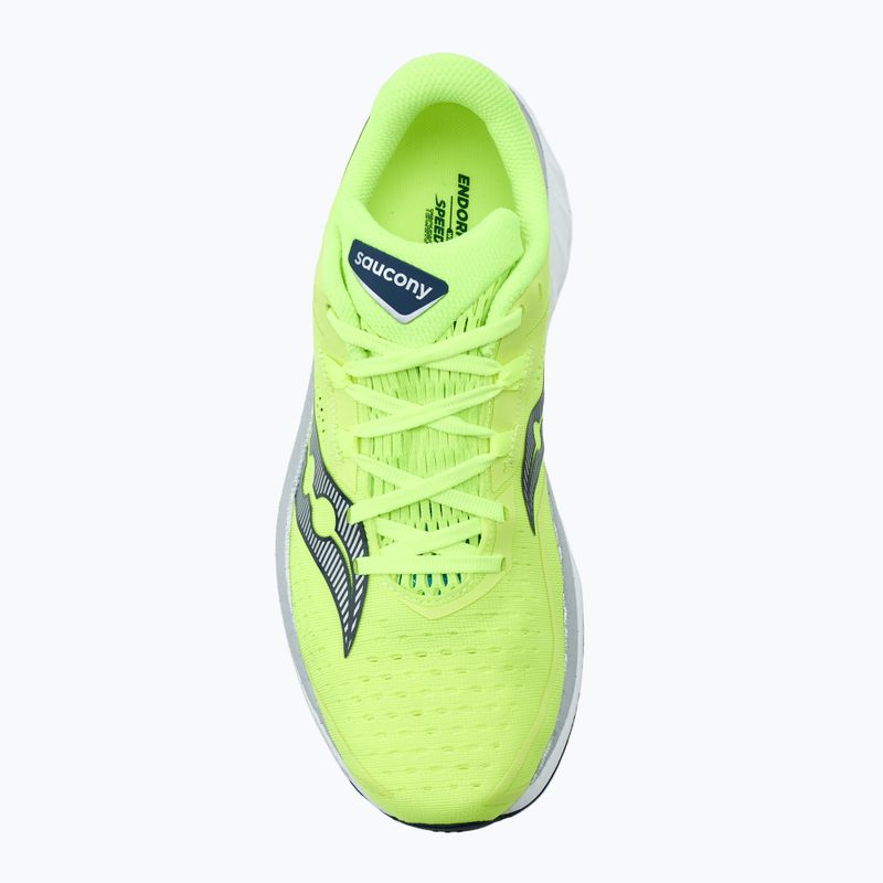 Férfi futócipő Saucony Endorphin Speed 4 citromsárga/navy 5