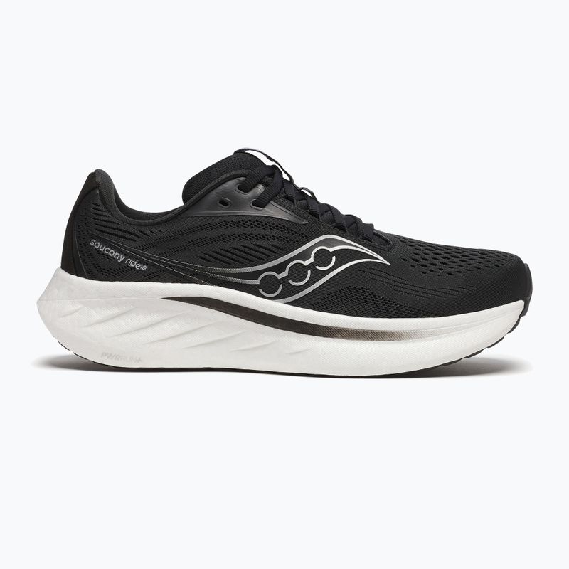 Női futócipő Saucony Ride 18 fekete/fehér 8