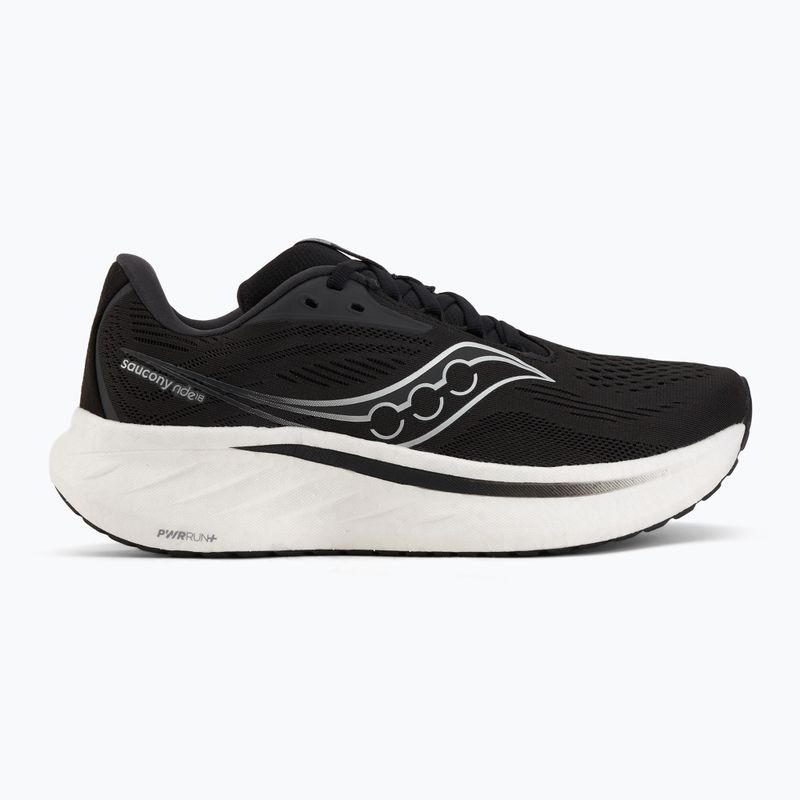 Női futócipő Saucony Ride 18 fekete/fehér 2