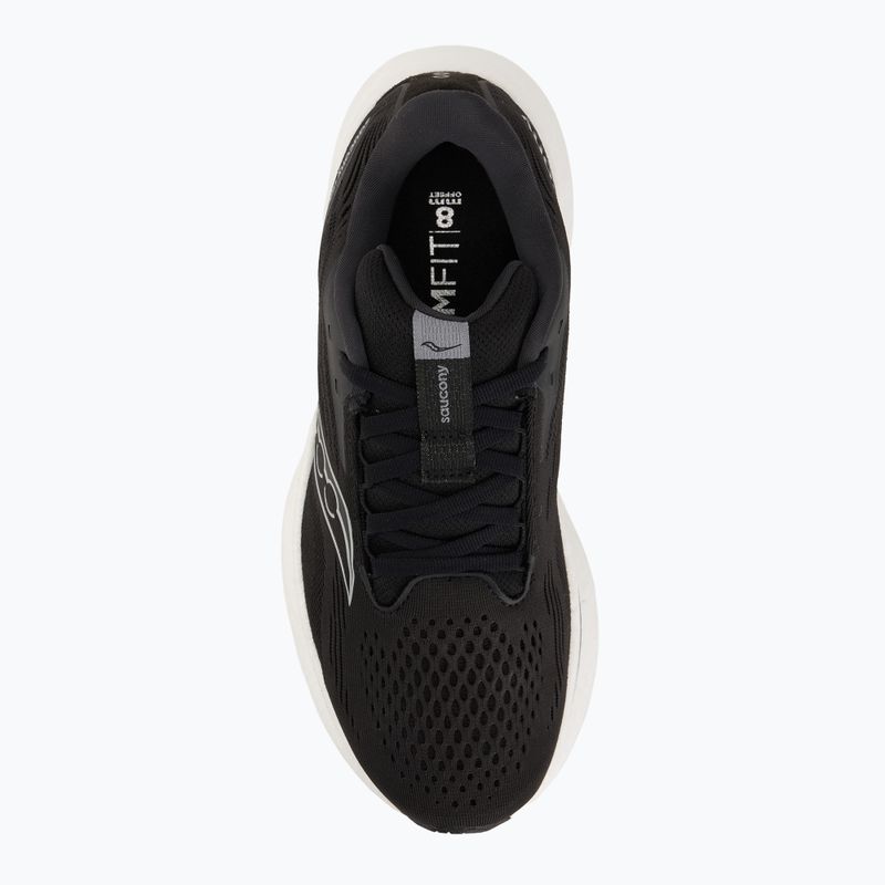 Női futócipő Saucony Ride 18 fekete/fehér 5