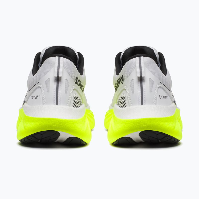 Férfi futócipő Saucony Triumph 22 fehér / citromsárga 10