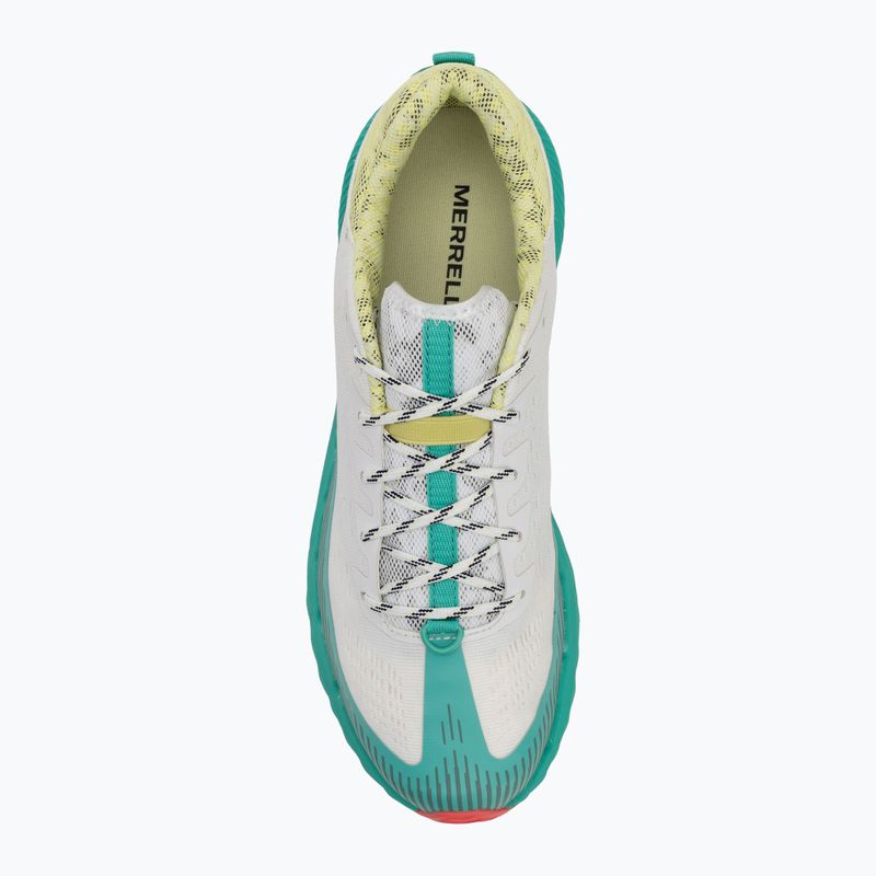 Merrell Agility Peak 5 fehér/türkiz férfi futócipő 5