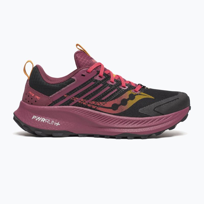 Női futócipő Saucony Ride Trail 2 fekete/terra 8