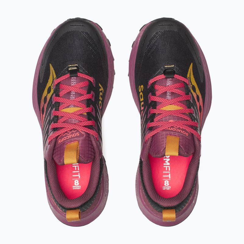 Női futócipő Saucony Ride Trail 2 fekete/terra 12