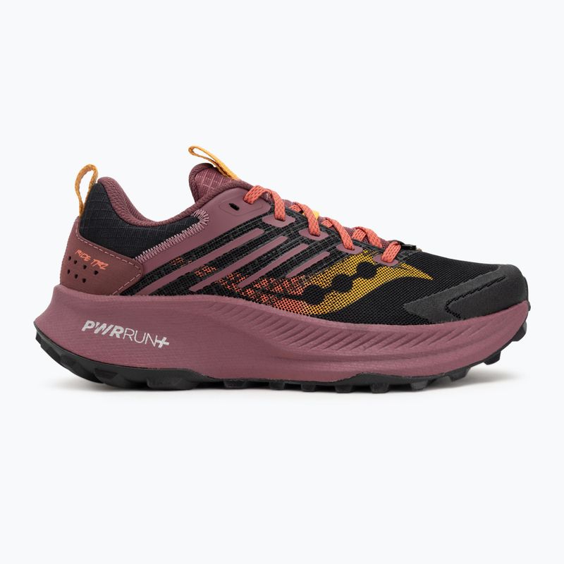 Női futócipő Saucony Ride Trail 2 fekete/terra 2