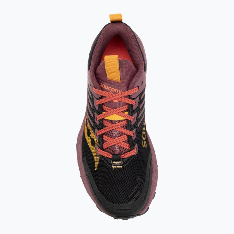 Női futócipő Saucony Ride Trail 2 fekete/terra 5