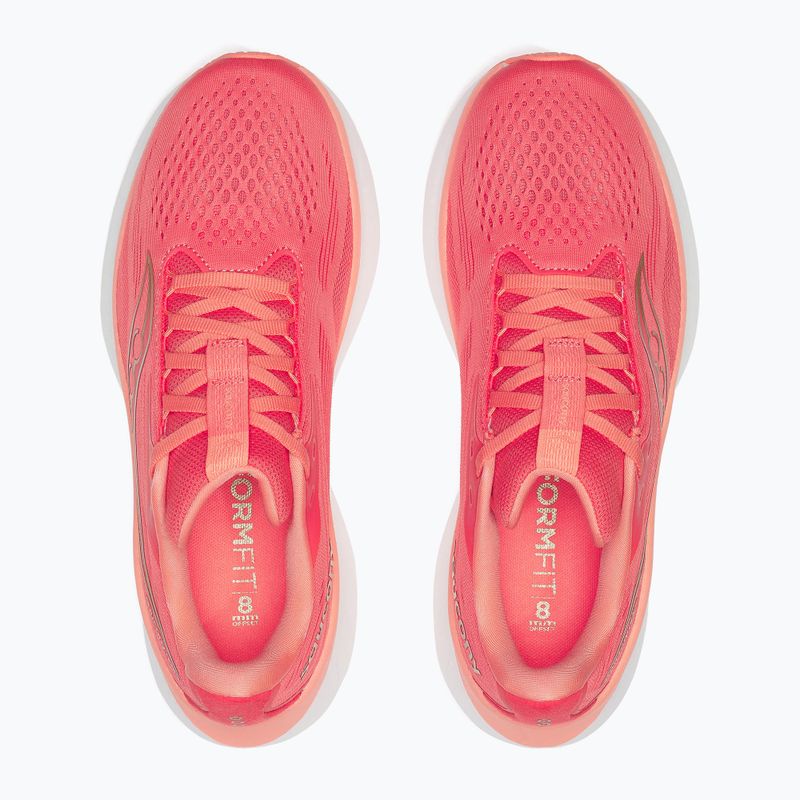 Női futócipő Saucony Ride 18 korall/lazac 12