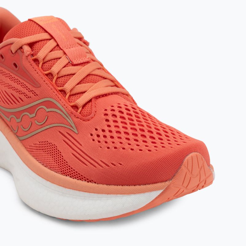 Női futócipő Saucony Ride 18 korall/lazac 7
