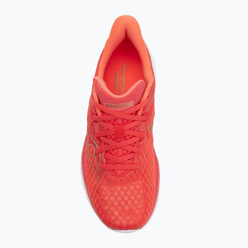 Női futócipő Saucony Endorphin Speed 5 coral/salmon 5