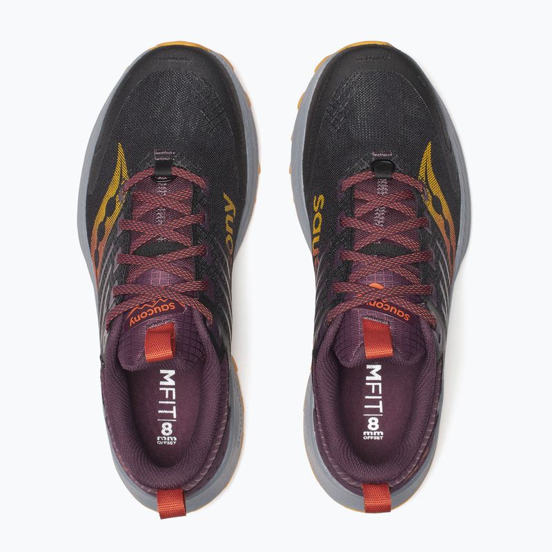 Férfi futócipő Saucony Ride Trail 2 fekete/ősz 5