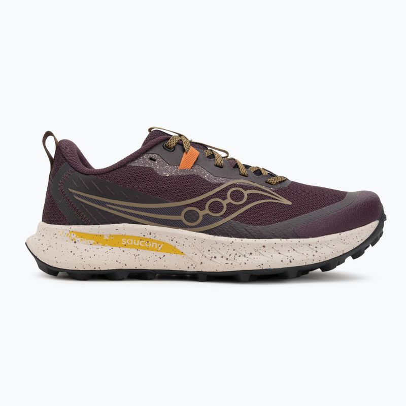 Férfi Saucony Peregrine 15 futócipő borvörös/kodiak 2