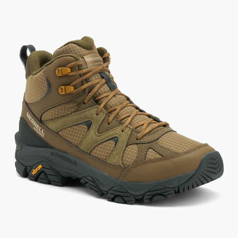Férfi túrabakancs Merrell Thermo Snow Grip Mid Wp olive drab