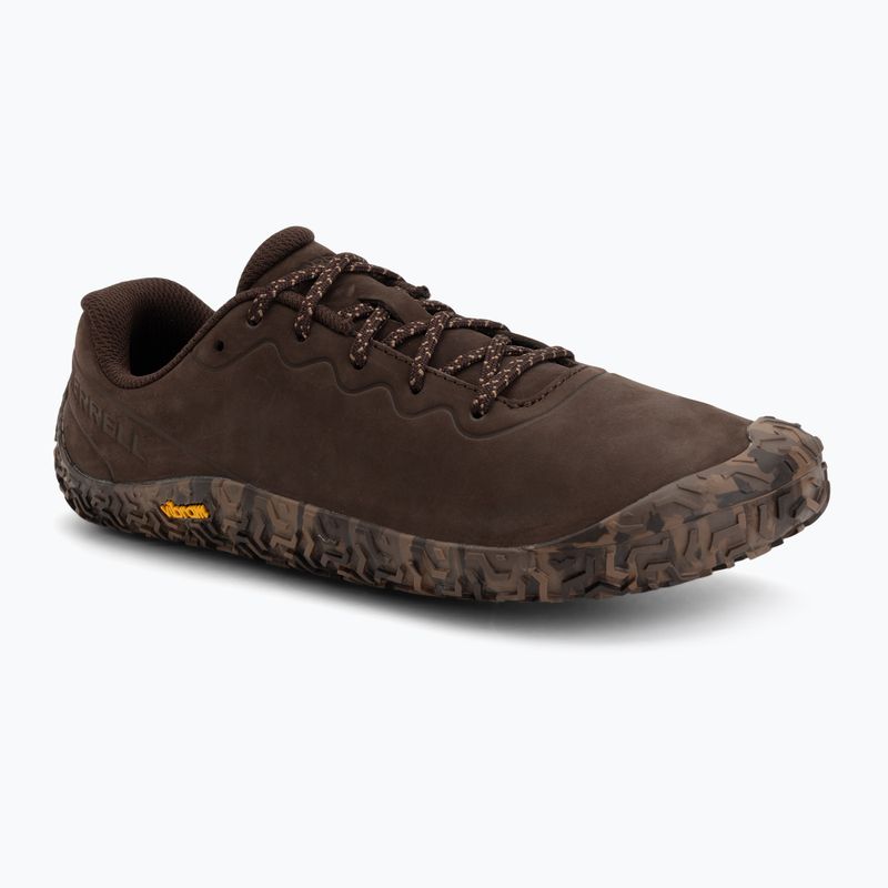 Férfi barefoot cipők Merrell Vapor Glove 6 Leather coffe