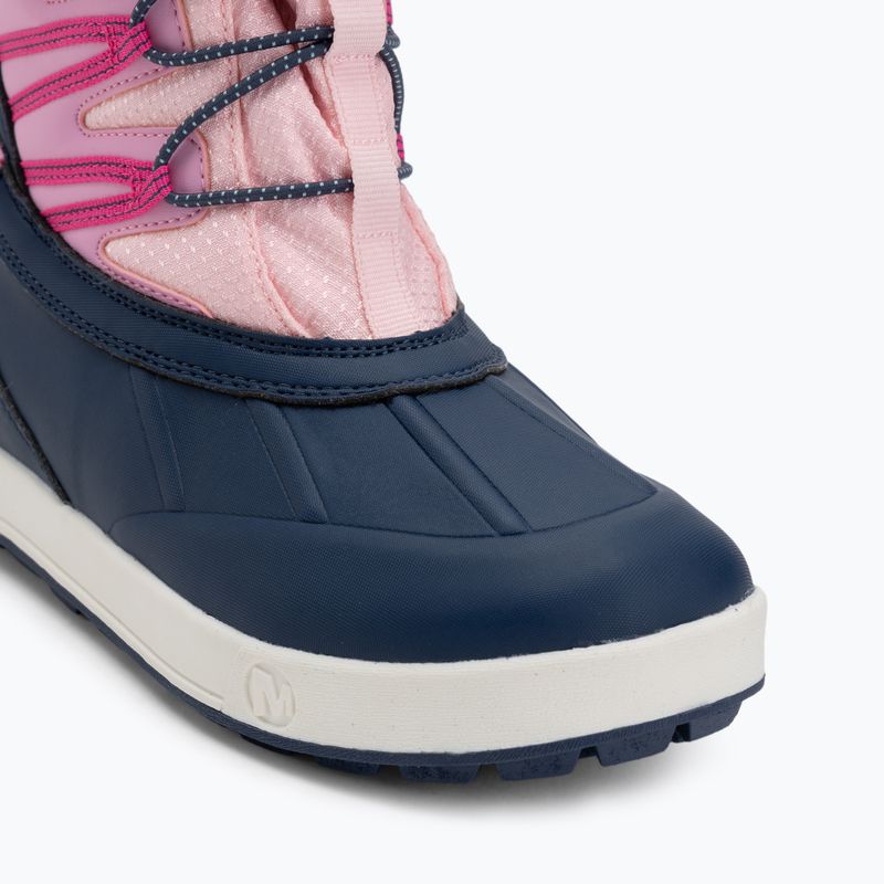 Gyerek téli csizma Merrell Snow Bank 5.0 WP navy/pink 7