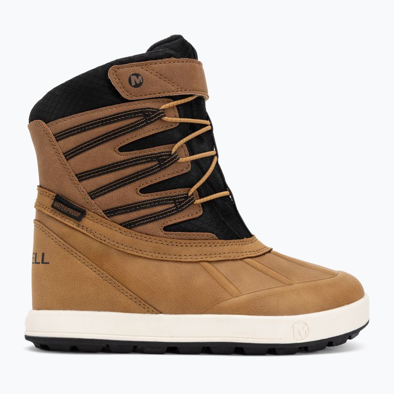 Gyerek hótaposók Merrell Snow Bank 5.0 WP wheat/black 2