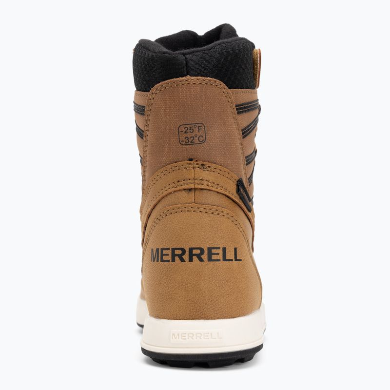 Gyerek hótaposók Merrell Snow Bank 5.0 WP wheat/black 6