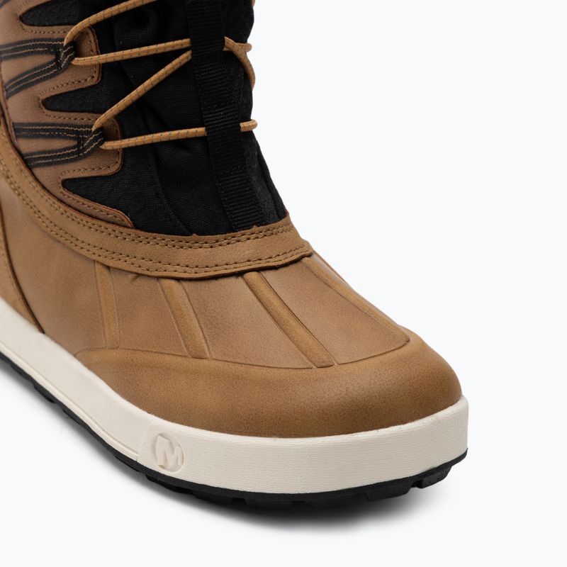 Gyerek hótaposók Merrell Snow Bank 5.0 WP wheat/black 7