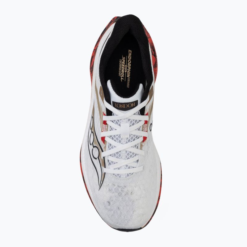 Férfi futócipő Saucony Endorphin Speed 5 white/black 5
