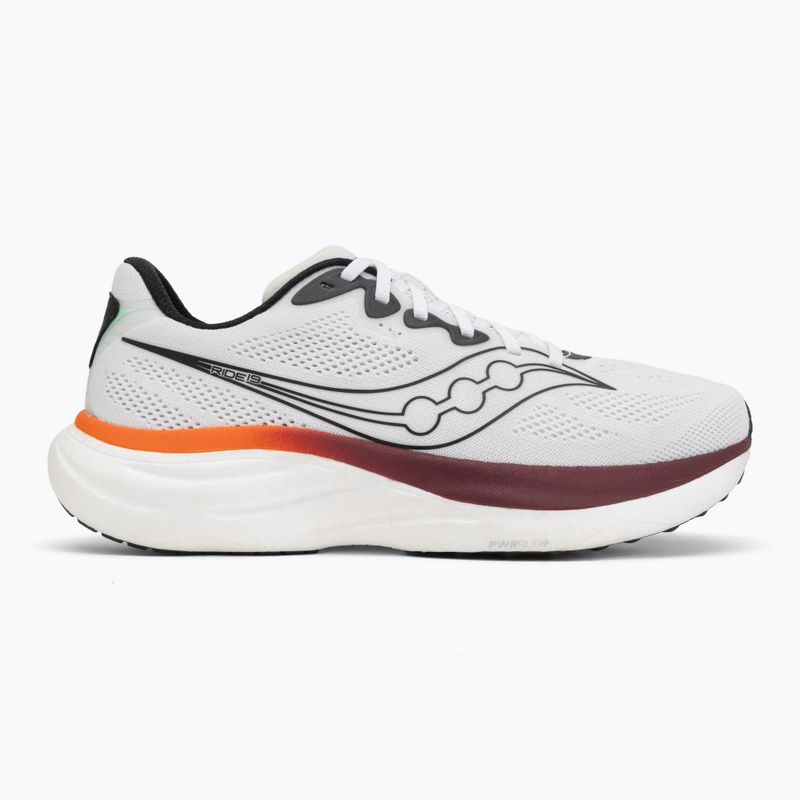 Férfi futócipő Saucony Ride 19 white/crimson 2