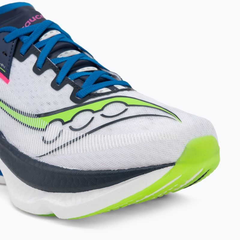 Férfi futócipő Saucony Endorphin Azura white/navy 7