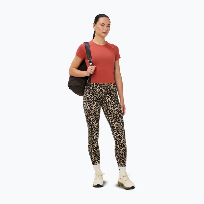 Női jóga póló Sweaty Betty Athlete Crop Seamless Workout terrazzo red 2