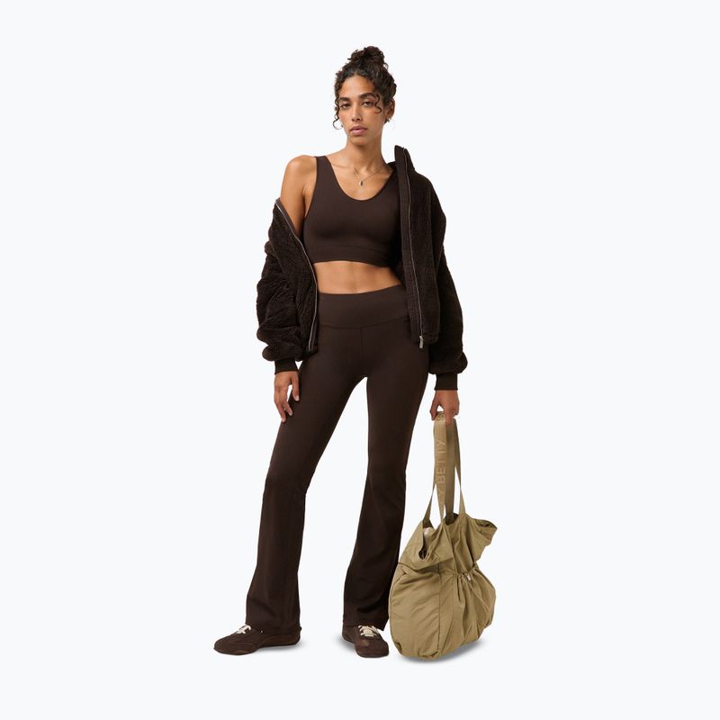 Sportmelltartó Sweaty Betty Stamina Seamless Scoop espresso brown 2