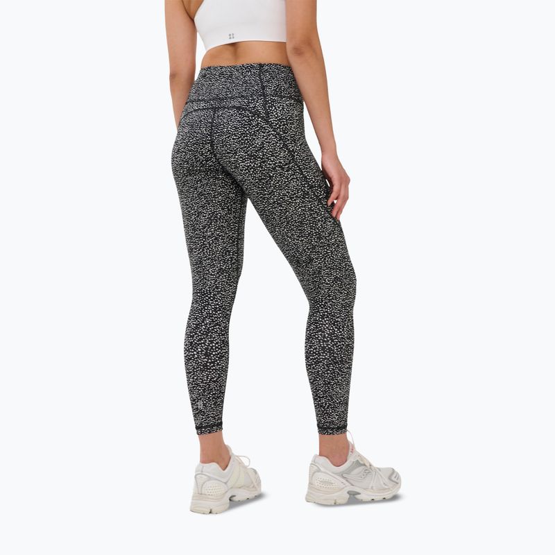 Női edzőleggingsek Sweaty Betty Power Workout 7/8 black micro dot print 3