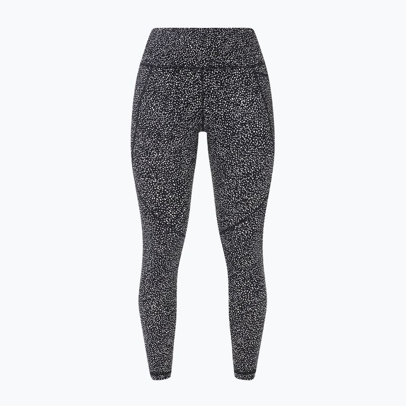 Női edzőleggingsek Sweaty Betty Power Workout 7/8 black micro dot print 7