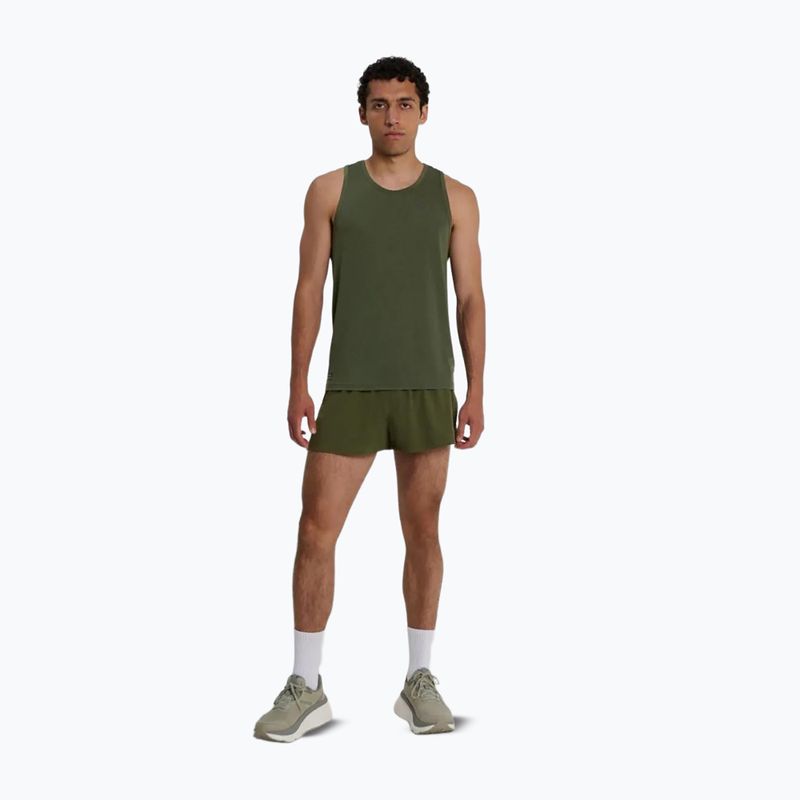 Férfi futó póló Saucony Stopwatch Singlet fatigue heather 2