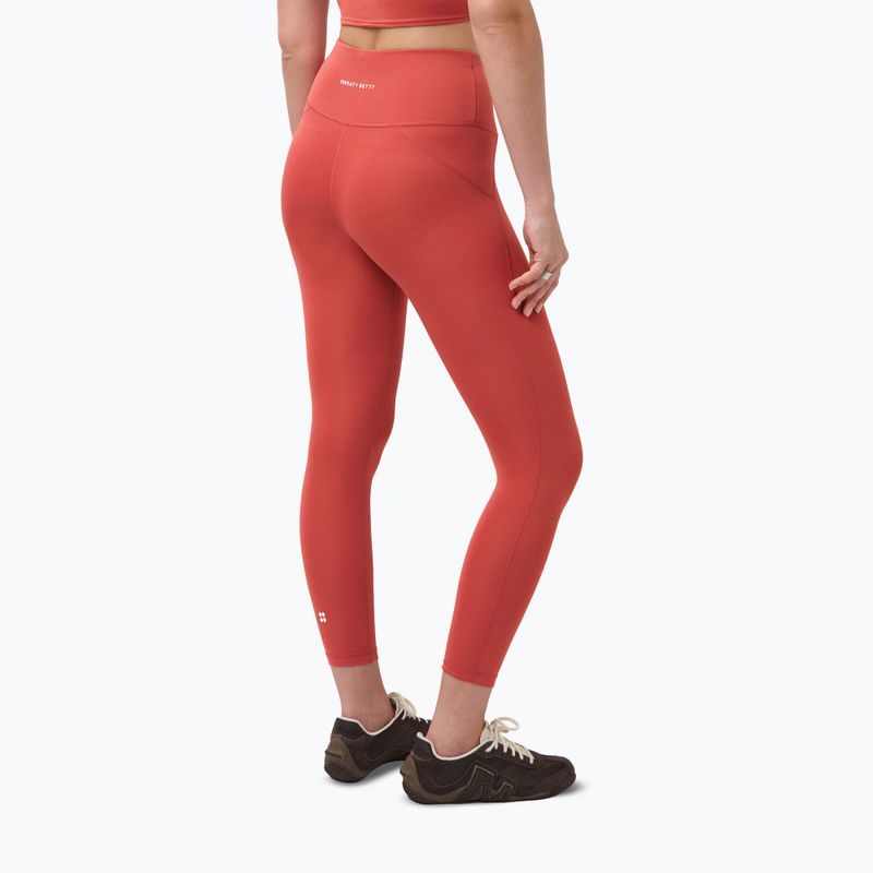 Női edzőleggingsek Sweaty Betty All Day 7/8 terrazzo red 3