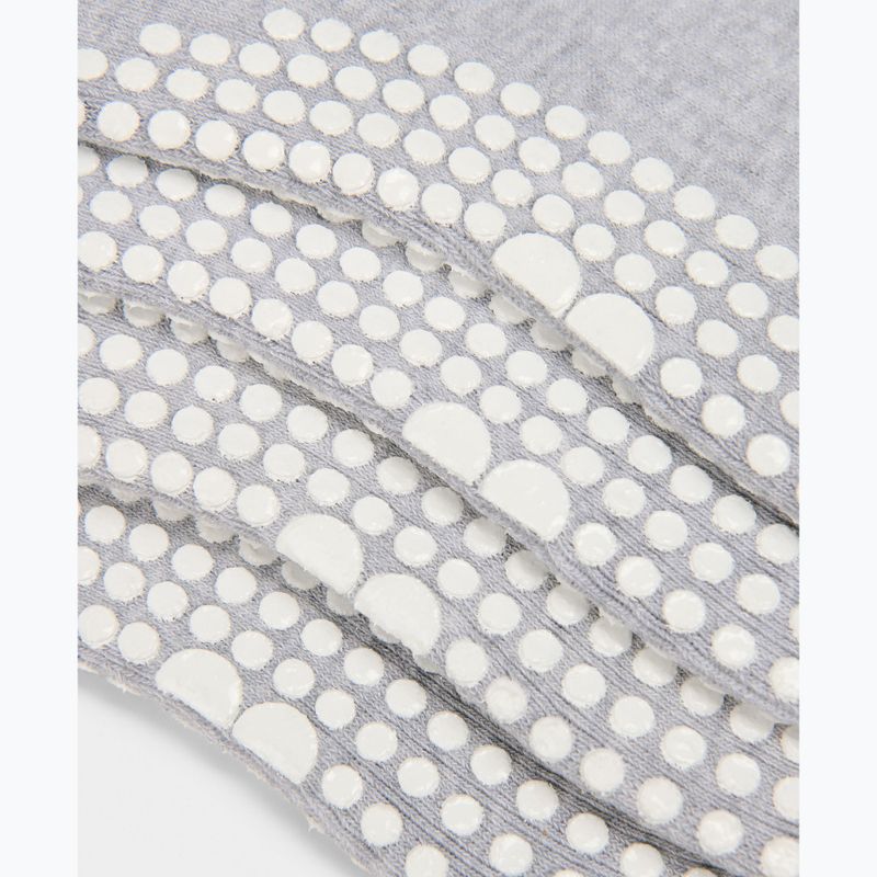 Női zokni Sweaty Betty Pilates Crew Gripper 2 pary light grey marl 3