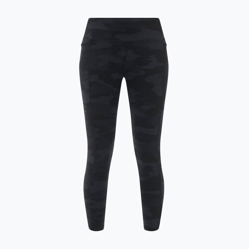 Női edzőleggingsek Sweaty Betty Power Piping Workout 7/8 ultra black camo print 10