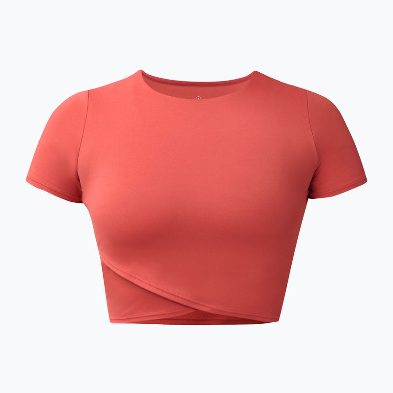 Női jóga póló Sweaty Betty All Day Wrap terrazzo red 6
