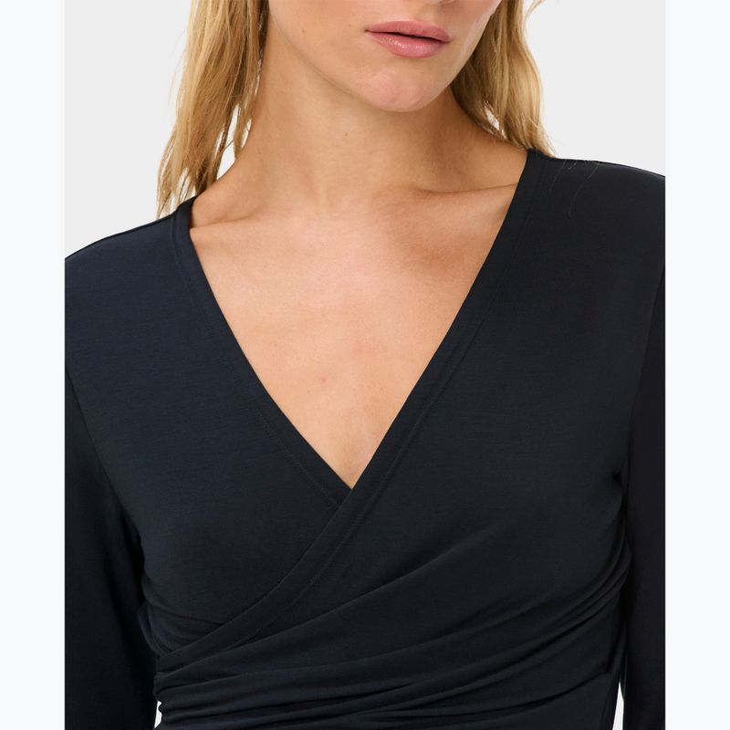 Női hosszú ujjú póló Sweaty Betty Soft Flow Studio Wear Your Way black 6