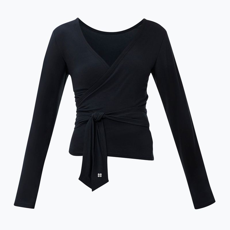Női hosszú ujjú póló Sweaty Betty Soft Flow Studio Wear Your Way black 8