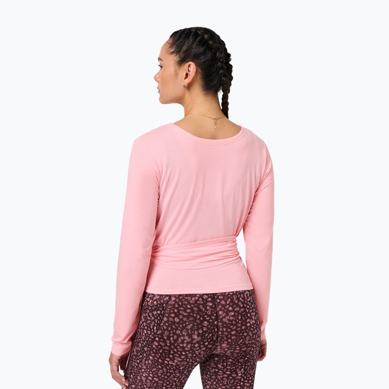 Női hosszú ujjú póló Sweaty Betty Soft Flow Studio Wear Your Way deco pink 3