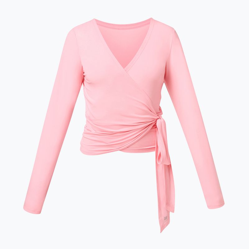 Női hosszú ujjú póló Sweaty Betty Soft Flow Studio Wear Your Way deco pink 8